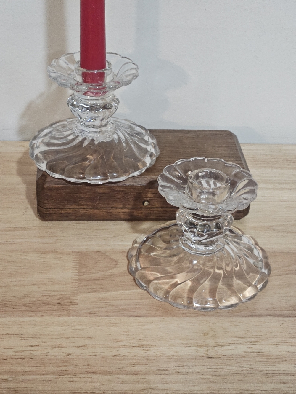 Set of Vintage Fostoria Candleholders